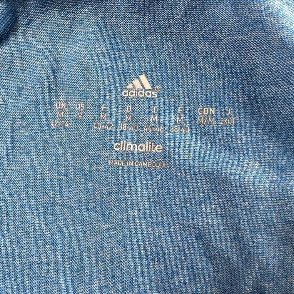 Adidas Blue Fitted Sleeveless Tank Top - Picture 8 of 8